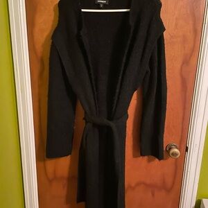Express Women's Black Duster Cardigan